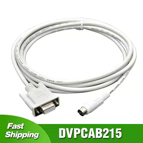 PC-DVP DVPCAB215 For Delta DVP PLC Programming Cable Download Line Serial RS232