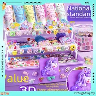 DIY Goo Card Set Three-layer Storage Box Goo Card Sticker Goo Chuck Goo Card Cute Sticker Hand Accou