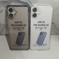 Softcase Casing Clear Space Samsung A06 5G M06 F06 Transparent silicone and back protector hp + came
