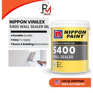 NIPPON PAINT Vinilex 5400 Wall Sealer 18L Interior Exterior Wall Sealer Undercoat Cat Dinding Luaran Dalaman Rumah 底漆