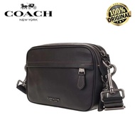 Coach GRAHAM CROSSBODY BAG BLACK FULL LEATHER ORIGINAL COACH 39946