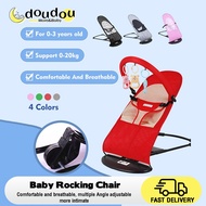 【Ready Stock】Baby Rocking Chair Pet Balance Chair Foldable Bouncer Swing With Toys Rocke Chair Breat