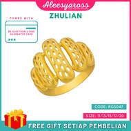 [RG5047] Cincin PULUT DAKAP ZHULIAN Gold Plated Ring Jewellery Cincin Zhulian Original Zhulian Ring