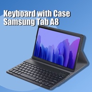 Samsung Tab A8 Keyboard with Case Standable Flip Case Cover for Samung Tab A8