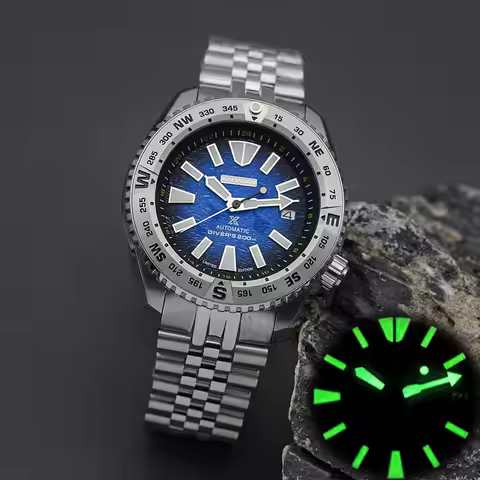Mod Men's Automatic Watch With NH35 NH36 Movement Automatic Mechanical 200m Waterproof 316L Stainles