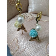 ROS Pin Shawl PinShawl Tudung Hijab Comel Kerongsang Brooch Jarum Cute Cantik Ekslusif Eiffel Tower 