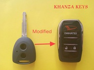 Casing flip key model lupat daihatsu xenia dan terios