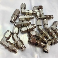 An3 An4 -3 AN -4 AN PTFE fittings 45 90 degree forged stainless steel swivel hose end for ptfe hose