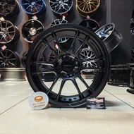 [4PCS] New Sport Rim 15inch RAYSPORT STORM2 15X7JJ ET35 4H100 FLAT BLACK