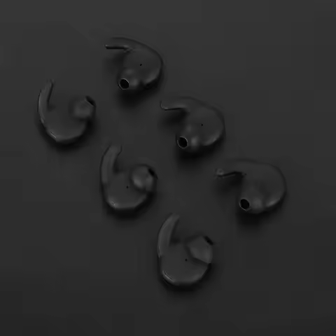 3Pairs Soft Black Silicone Earbuds Cover for Huawei Honor XSport AM61 Bluetooth Headset In-Ear Earph