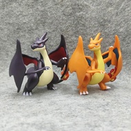 New Original Mega Pokemon Evolution Charizard Y Anime Figure 8cm Mini Figurines Limbs Movable Action