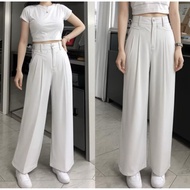ORO PANTS - Loose Pants Trousers, women's office work pants, Anti-wrinkle high-waist pants
