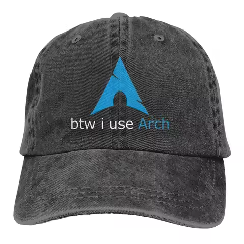 Btw I Use Arch The Baseball Cap Peaked capt Sport Unisex Outdoor Custom Linux Program it crowd Progr