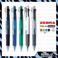 ZEBRA Clip-On Multi 4+S Pen 4 Colors Ballpoint Pen 0.7mm + Mechanical Pencil 0.5mm B4SA1