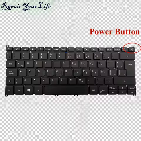 PT-BR UK French Latin Spanish Keyboards For Acer Swift 3 SF314-56 54 54G SF314-41 N17W2 Aspire 5 A51