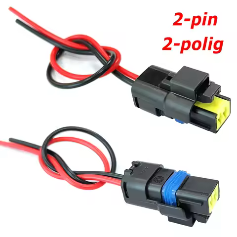 2x Coolant Water Temperature Sensor Connector Plug For Citroen C2 C3 C4 C5 C6 C8 DS3 DS4 DS5 Xsara B