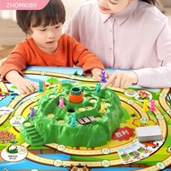 ZHOMKI89 Interactive Defend Game, Cartoon Rabbit Safe Material Carrot Rabbit Trap Table Board Game, 
