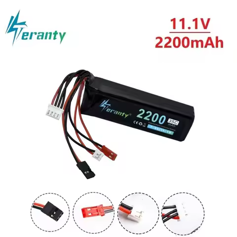 Teranty Power 3S 11.1V 2200mAh 8C Rechargeable Battery for Walkera DEVO 7 DEVO 10 DEVO12E F12E WFLY9