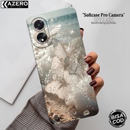 Case Hp OPPO A38 Pro Camera Softcase OPPO A38 Fashion Case Butterfly Silicone OPPO A38 Casing OPPO A