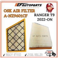 OSK AIR FILTER FORD RANGER T9 2022-ON A-NZ9601CF ANGIN CLEANER MB3Z9601C 2.0 XL XLT WILDTRAK T10 EF 