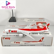 Aviation 4297 1: 400 Dewei Airlines B777-300ER HL8706 Alloy Airplane Model