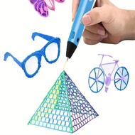 Funny DIY 3D Printing Pen Household Art Learning Activity Tool For DIY 3D Painting