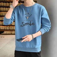 Sweatshirts Men Round Neck Casual Pullover Men Fashionable Top Couple Long Sleeve T-shirt M-4XL