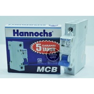 MCB Stut 1Phase 20 Ampere MCB 20A 1P/ HANNOCHS