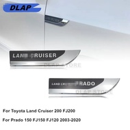 2PCS /Lot For Toyota Land Cruiser 200 FJ200 for Prado 150 FJ150 FJ120 2003-2020  ABS Side Fender Emb