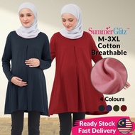 SummerGlitz Cotton Maternity Blouse Pregnant Blouse Maternity Dress | Baju Mengandung Muslimah Blous