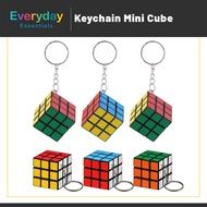 【E.E】Mainan 3D Mini Puzzle Cube Keychain Kids Magic Square Educational Toy Pendant Fun Learning Gift