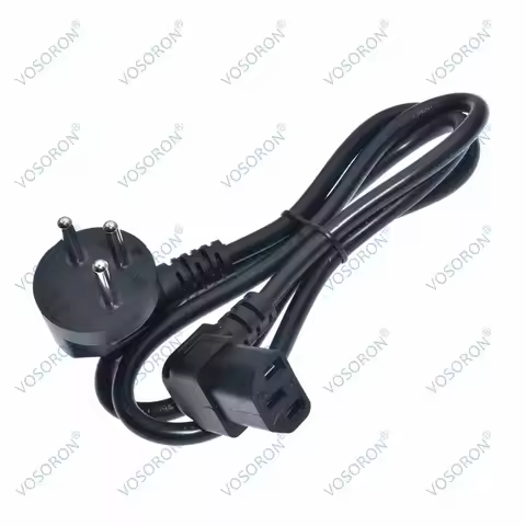 Israel SI-32 3-Pin Plug to IEC C13 Female PDU Right Angle Power Cable (Up/Down/Left/Right Angle) for