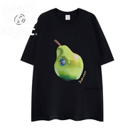 (24 Hours Delivery)Woo Right Summer Cotton Casual T-Shirt Printing Short Sleeve Loose Hundred Top 61