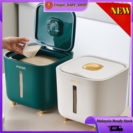 3 DAYS OFFER 5/10 KG Kitchen Rice Storage Box Grains Bucket  Moisture-proof Sealed Insect-proof*LARG