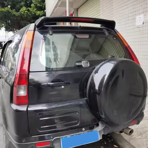 For Honda CRV 2000-2006 Year Roof Spoiler Wing Accessories ABS Material Car Trunk Rear Tail Lip Body