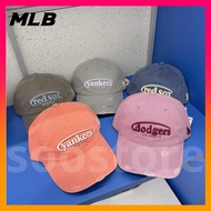 MLB Vintage Damaged Curve Logo Unstructured Ball Cap (2026New)