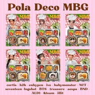 [20-30 Pcs] MBG FREEBIES Kpop Ala Sellkor Lucu Freebies Concert Postcard Pattern Packing