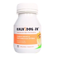 KALVIDOG JR Dog PUPPIES Multivitamin 1 Bottle 60 Tablets Kalvi Dog Vitamin Fur Puppy Puppy Dog Vitam