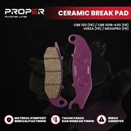 PROPER RACING LINE CERAMIC BREAK PAD HONDA CBR 150 (FR) CBR 150R-K45 (FR) VERZA (FR) MEGAPRO (FR)/ B