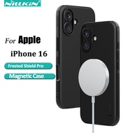 Nillkin Ốp cứng bằng nhựa PC mờ Magsafe cho Apple iPhone 16 16 Plus Ốp lưng nhựa PC cứng chống sốc b