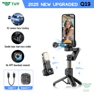 TNW Q19 360° Gimbal Phone Stabilizer with Face Tracking Selfie Stick Anti-shake Handheld Phone Tripo