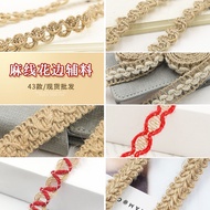 27Hemp Rope Lace Ribbon DIY Handmade Accessories Ribbon Clothing Hat Material Shoe Material Auxiliar