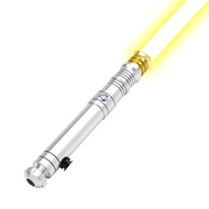 Dueling Light Saber, Smooth Swing Light Saber,16 Set Sound Effects with 12 Colors Change Premium Met