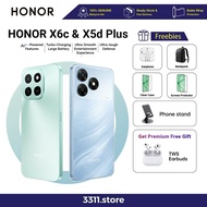 HONOR X6c / X5d plus 16(8+8)GB+256GB AI-Powered | Turbo-Charging Large Battery | Ultra-tough Defense