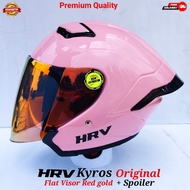 HELM HALF FACE HRV KYROS POLOS DAN MOTIF DAN HKM COSMO HELM NIELS AZURA ORIGINAL100% PREMIUM BONUS