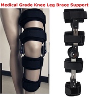 Medical Grade Adjustable Hinged Knee Leg Brace Support Protect Knee Leg Universal Support Height Adj