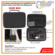 Anti-impact Camera Bag for Insta360 X5 / X4 / X3 / X2 Action Camera Case EVA Liner Waterproof