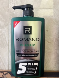 Dầu gội sạch gàu Romano 650g ( 3 màu)