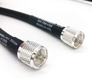 Cable Assemblies Now-LMR-400/LMR400-3Feet- PL259 UHF Male to UHF Male connectors-Times Microwave Low
