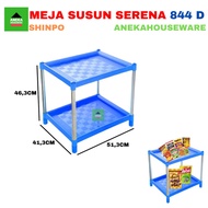 Serena 844 D Shinpo 2-Tier Plastic Square Table